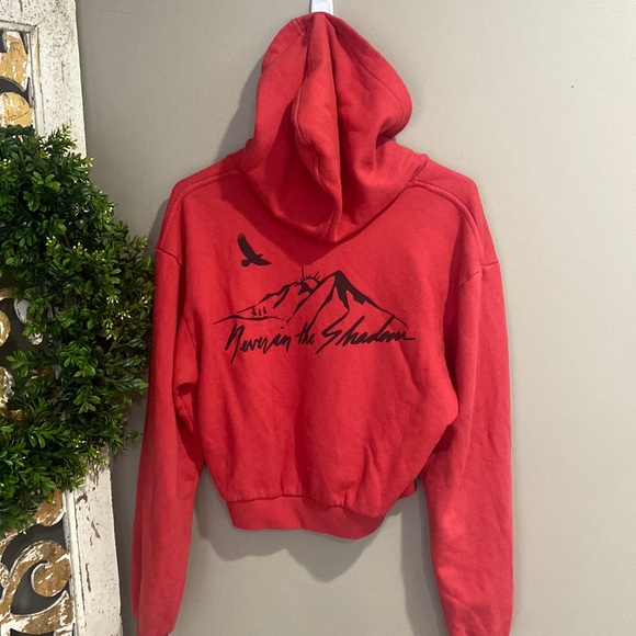 DRIFTER “Never In The Shadows” Cropped Hoodie - Picture 1 of 4